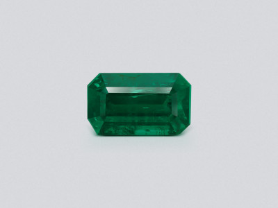 Изумруд Vivid Green в огранке октагон 1,12 карата, Панджшер photo