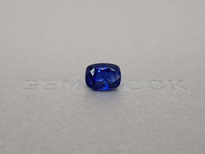 Сапфир цвета Royal Blue в огранке кушон 5,08 карат, Шри-Ланка, GFCO