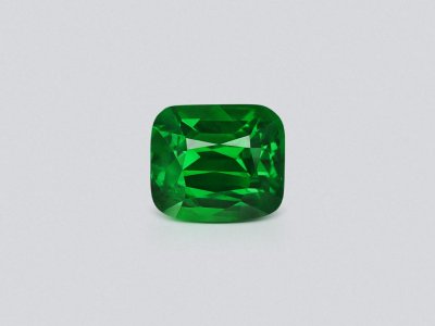 Гранат цаворит Vivid Green в огранке кушон 1,58 карата, Танзания photo