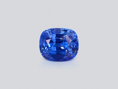 Сапфир Cornflower Blue в огранке кушон 6,00 карата, Шри-Ланка photo