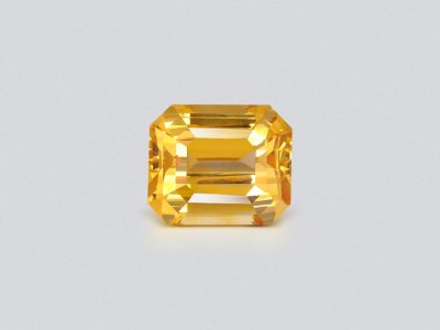 Сапфир Vivid Yellow в огранке октагон 5,07 карата, Шри-Ланка photo