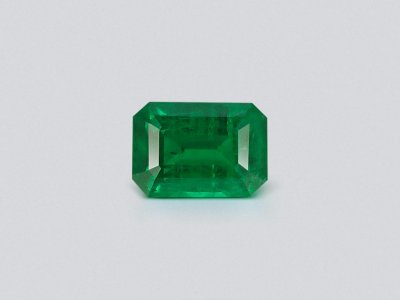 Изумруд Vivid Green в огранке октагон 0,78 карата, Панджшер photo