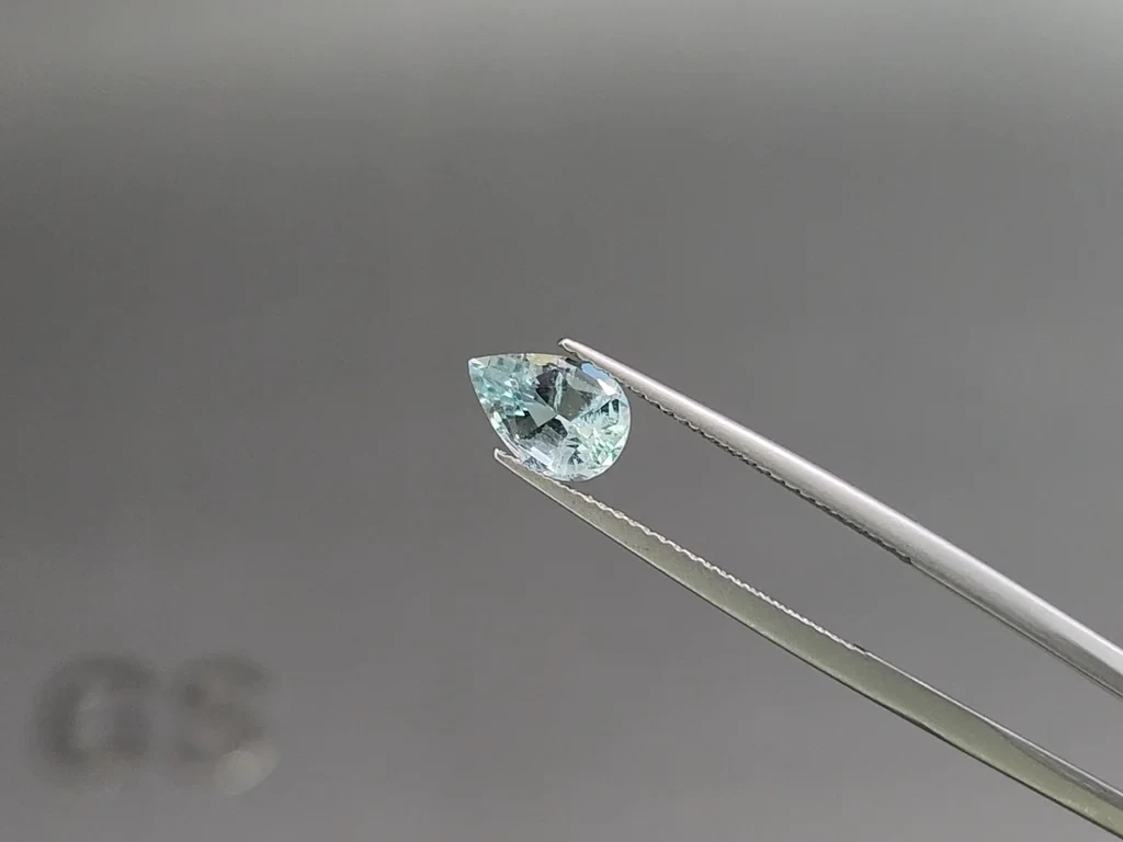 Сет аквамаринов в огранке груша 1,79 карат, Мадагаскар Изображение №3