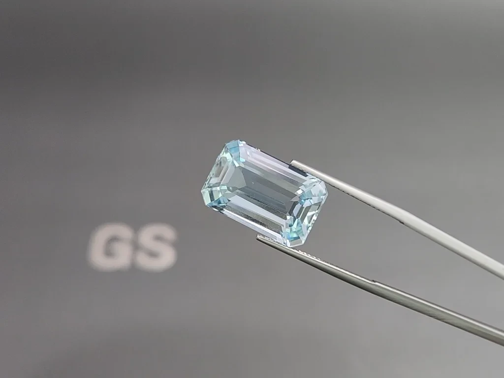 Крупный аквамарин в огранке октагон 15,88 карат, Мадагаскар  Изображение №3