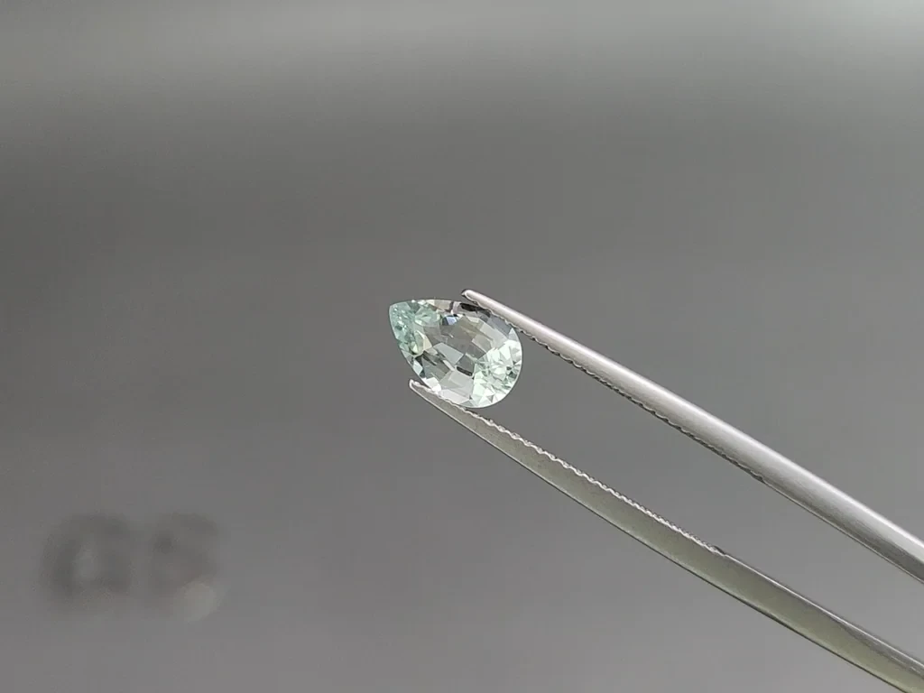 Сет аквамаринов в огранке груша 1,71 карат, Мадагаскар Изображение №2