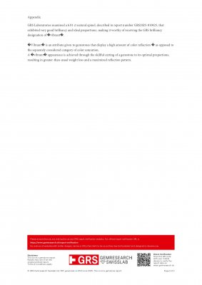 Сертификат Коллекционная ярко-алая Vibrant red шпинель в огранке кушон 6,81 карата, Вьетнам 