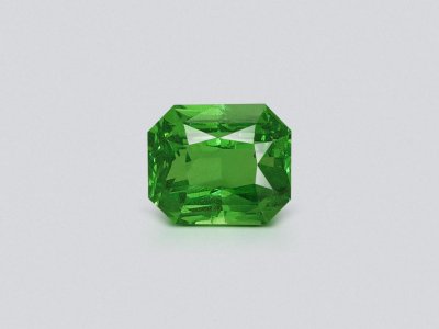 Гранат цаворит Intense Green в огранке радиант 2,53 карата, Танзания  photo