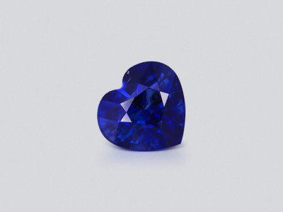 Сапфир Vivid Blue в огранке сердце 5.01 карат, Шри-Ланка  photo