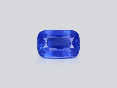 Негретый Cornflower Blue сапфир в огранке кушон 2,08 карат, Шри-Ланка photo