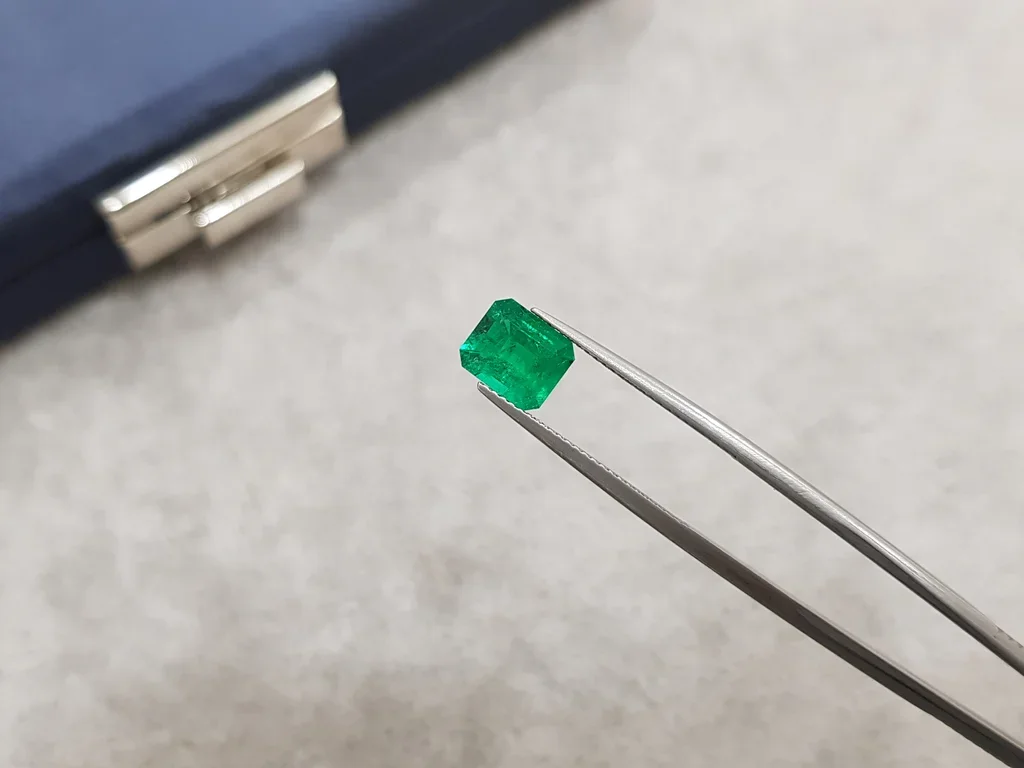 Изумруд цвета Vivid Green из Колумбии в огранке октагон 2,52 карата Изображение №3