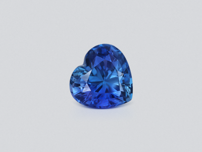 Негретый сапфир Cornflower Blue в огранке сердце 8,04 карат, Шри-Ланка photo