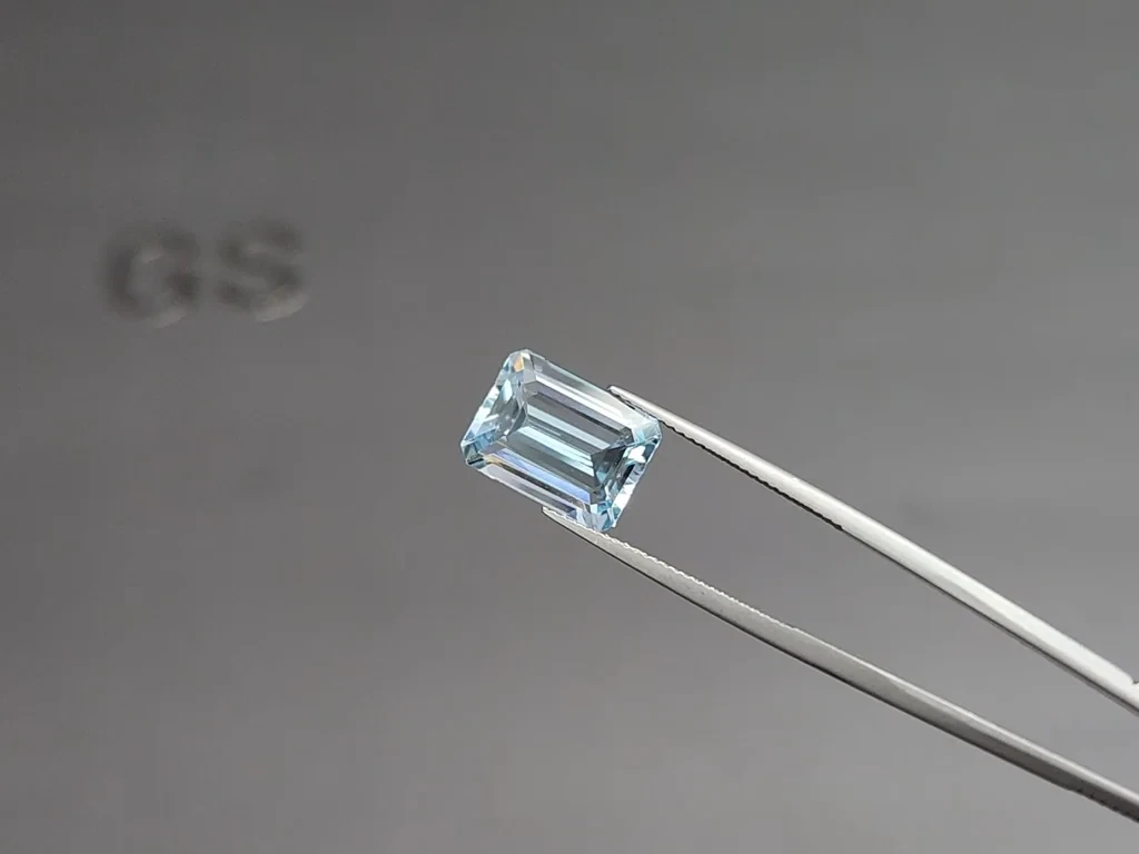 Аквамарин в огранке октагон 5,25 карат, Мадагаскар Изображение №3