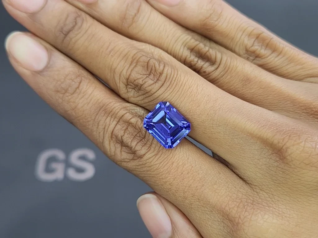 Танзанит в огранке октагон 7,13 карат, Танзания Изображение №2