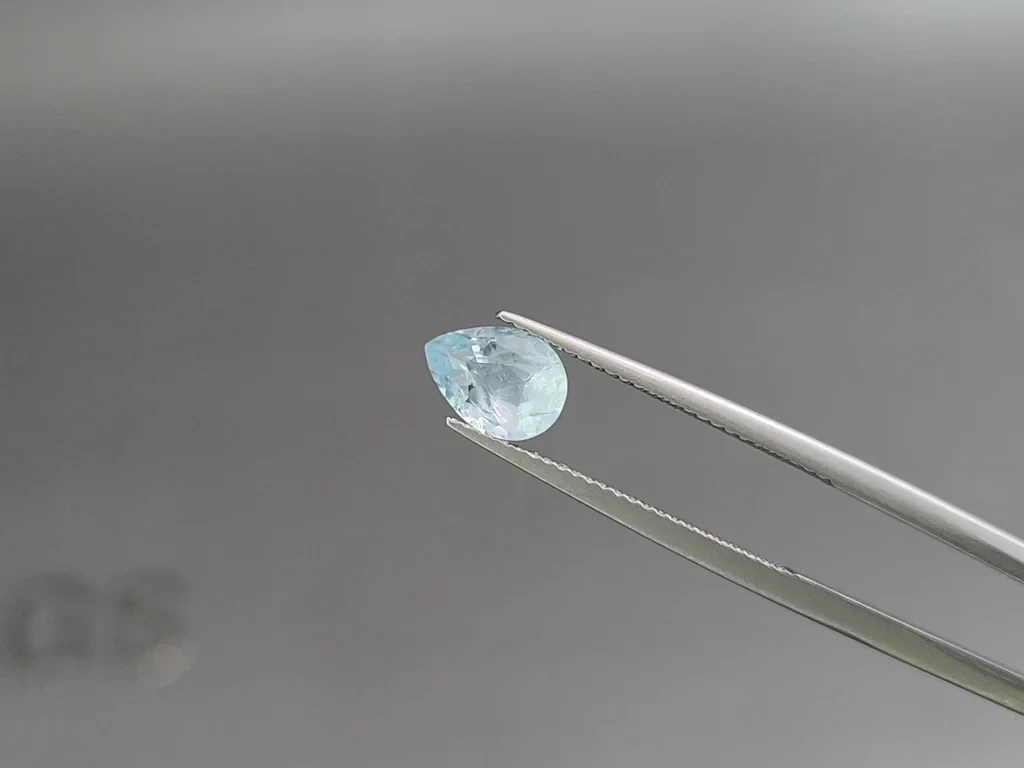 Сет аквамаринов в огранке груша 1,58 карат, Мадагаскар Изображение №2