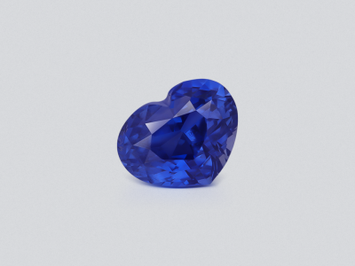 Сапфир Cornflower Blue в огранке сердце 4,57 карат, Шри-Ланка photo