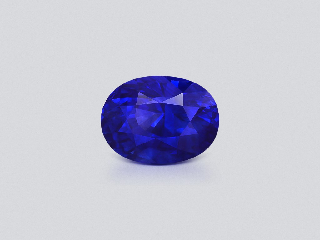Сапфир Royal Blue в огранке овал 2,98 карат, Шри-Ланка  Изображение №1
