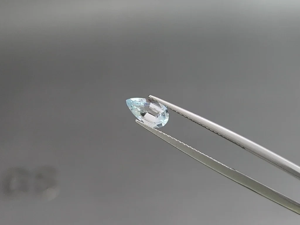 Сет аквамаринов в огранке груша 1,48 карат, Мадагаскар Изображение №3