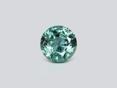 Негретый сапфир Teal в огранке круг 7,80 карата, Мадагаскар photo