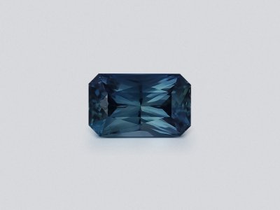 Негретый сапфир Teal в огранке радиант 2,39 карат, Мадагаскар photo