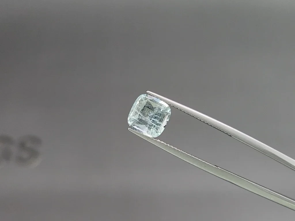 Сет аквамаринов в огранке кушон 3,51 карат, Мадагаскар Изображение №3