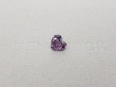 Шпинель серовато-фиолетового цвета в огранке сердце 2,34 карата, Бирма