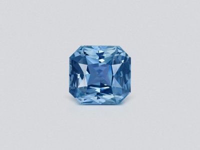 Негретый сапфир Teal в огранке радиант 5,72 карата, Мадагаскар photo