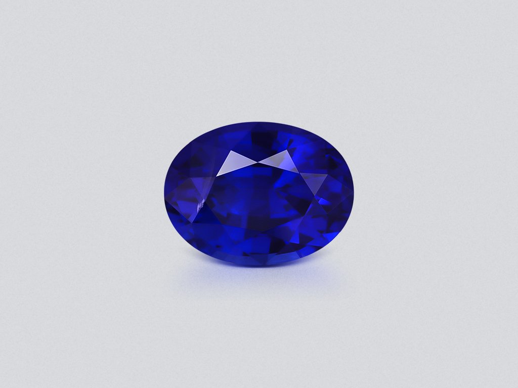 Сапфир Royal Blue в огранке овал 2,06 карат, Шри-Ланка  Изображение №1