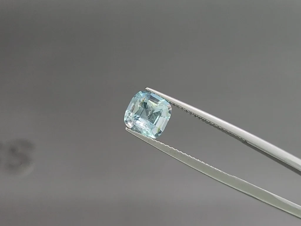 Сет аквамаринов в огранке кушон 3,48 карат, Мадагаскар Изображение №3