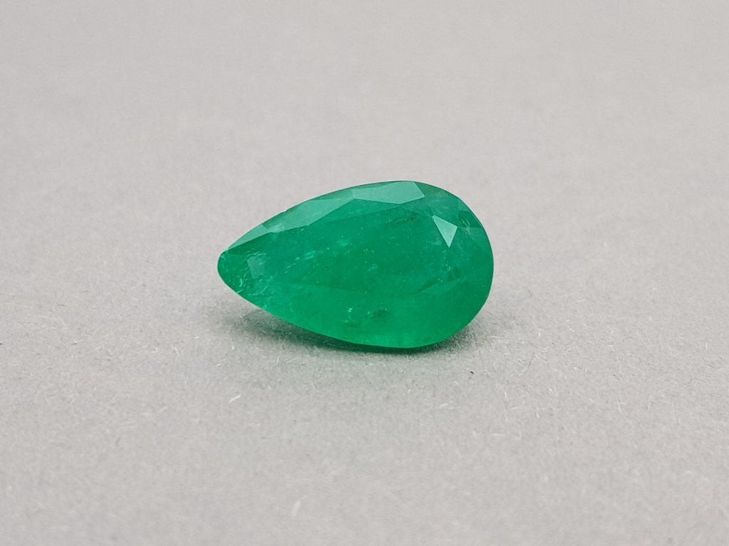 Ural Emerald 5.76 ct, pear Изображение №1