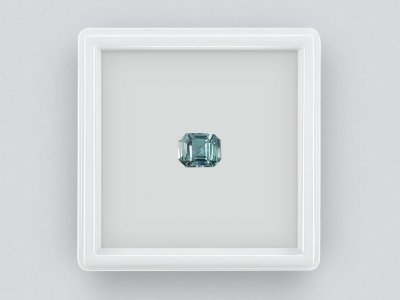 Teal сапфир из Мадагаскара в огранке октагон 2,02 карата photo