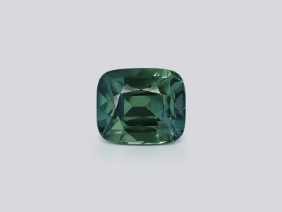 Сапфир Teal в огранке кушон 1,77 карат, Мадагаскар photo