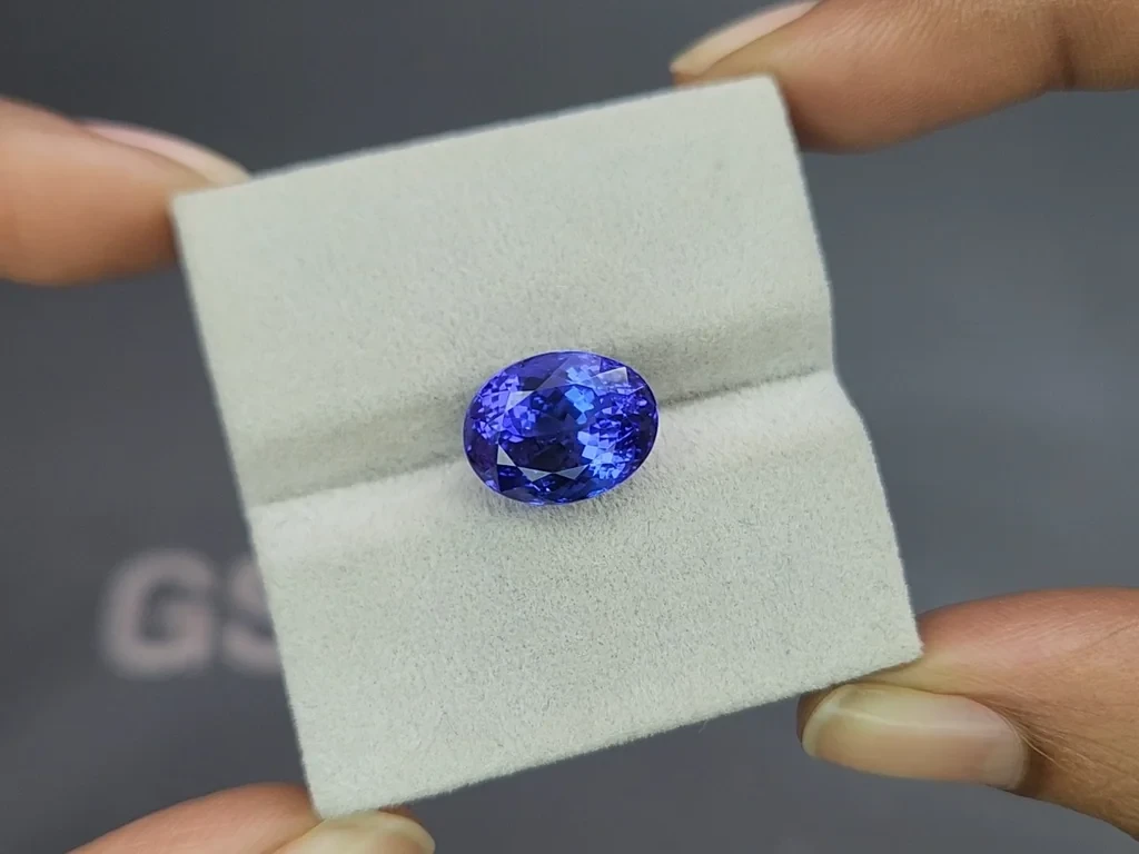 Танзанит в огранке овал 7,46 карат, Танзания Изображение №4