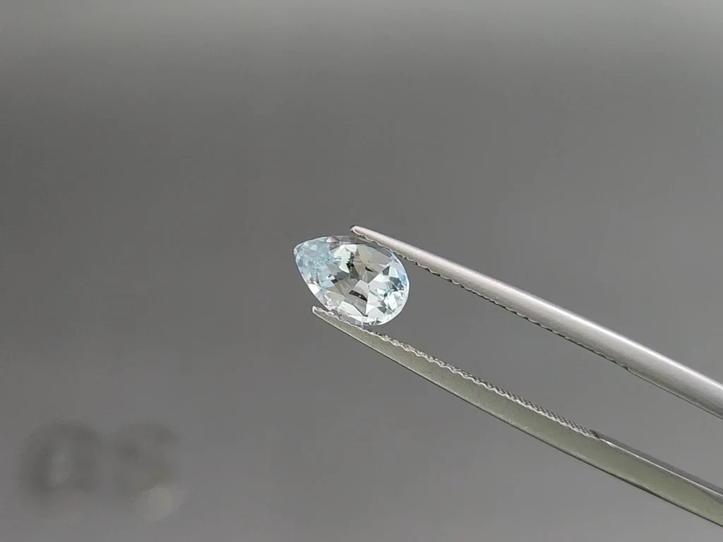 Сет аквамаринов в огранке груша 1,27 карат, Мадагаскар Изображение №3