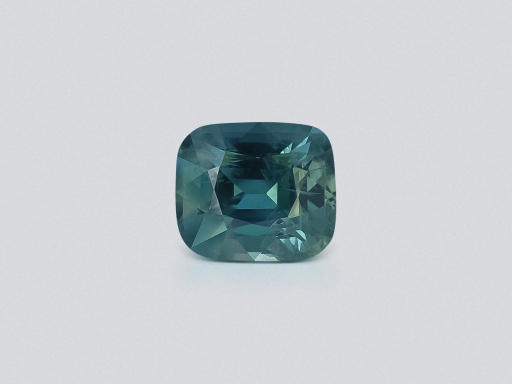 Сапфир Teal в огранке кушон 1,71 карат, Мадагаскар Изображение №1