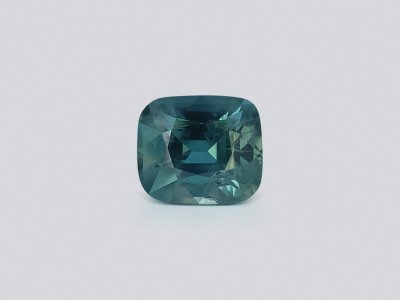 Сапфир Teal в огранке кушон 1,71 карат, Мадагаскар photo