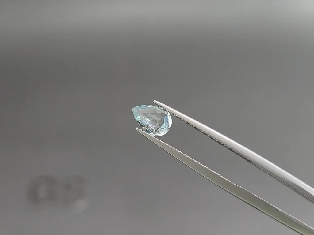 Сет аквамаринов в огранке груша 1,16 карат, Мадагаскар Изображение №2
