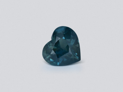 Сапфир Teal в огранке сердце 3,12 карат, Мадагаскар photo