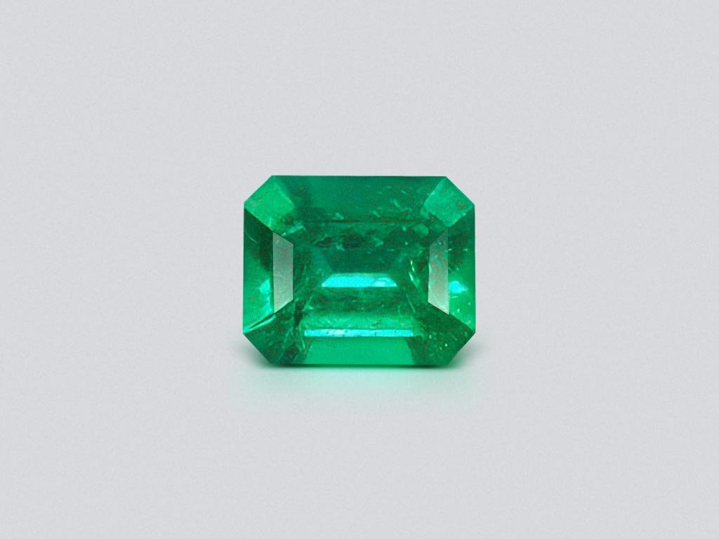 Изумруд Vivid Muzo Green 1,23 карата, Колумбия Изображение №1