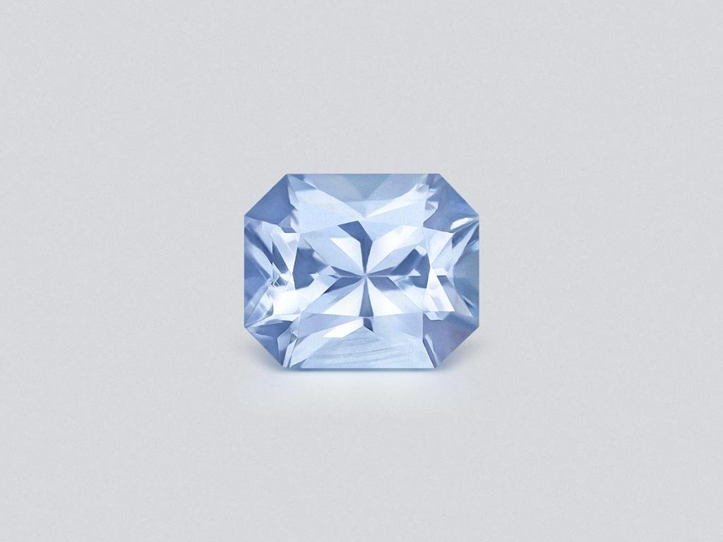 Голубой сапфир (Pastel Blue) в огранке радиант 0,81 карата, Мадагаскар Изображение №1