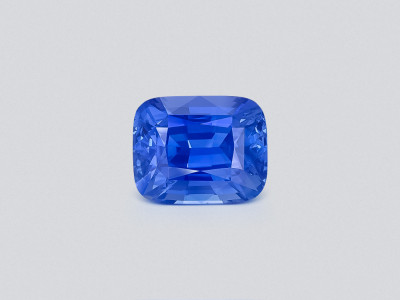 Коллекционный негретый сапфир Cornflower Blue в огранке кушон 22 карат, Шри-Ланка photo