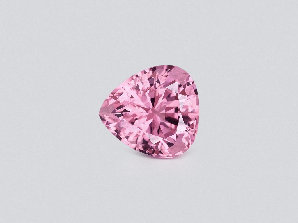 Турмалин Baby Pink в огранке груша 3,04 карата, Афганистан Изображение №1