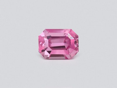 Негретый сапфир Baby Pink в огранке октагон 2,07 карата, Мадагаскар photo