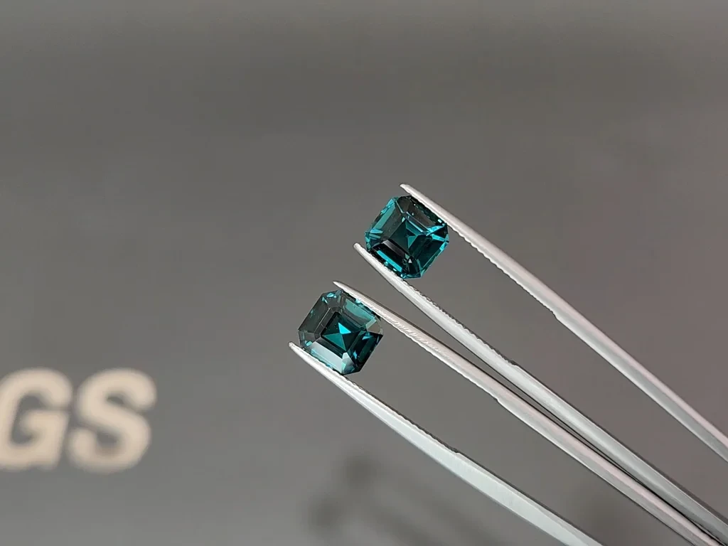 Пара турмалинов в огранке октагон 5,17 карата, Афганистан Изображение №3