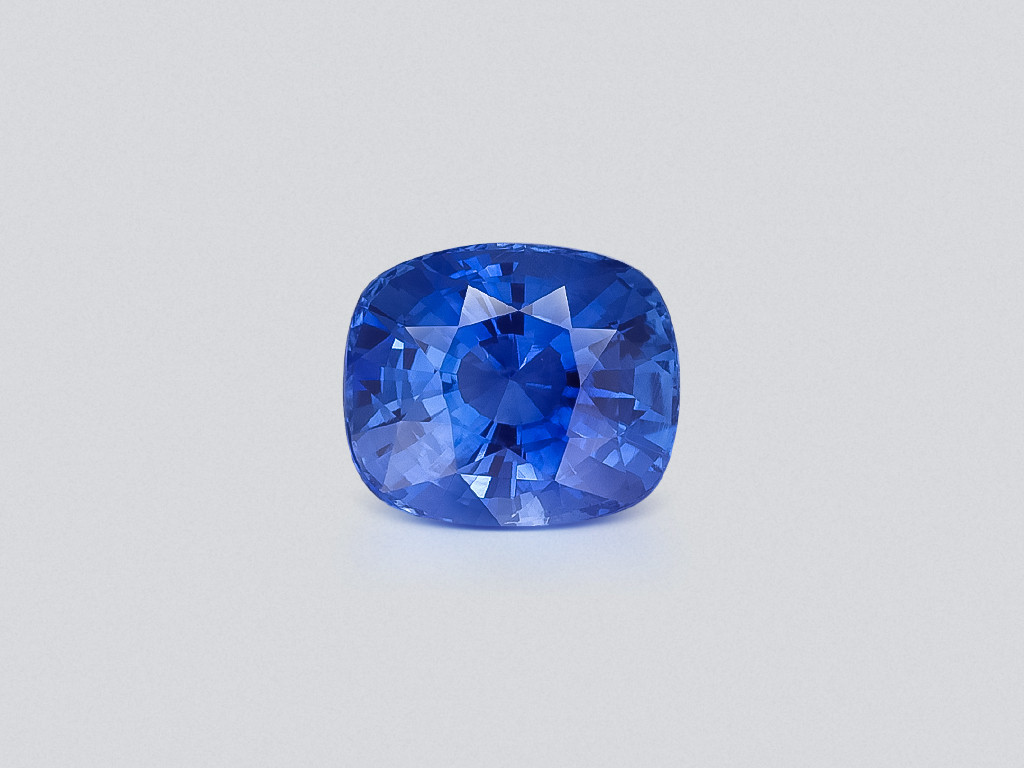 Негретый сапфир Cornflower Blue в огранке кушон 5,02 карат, Шри-Ланка Изображение №1