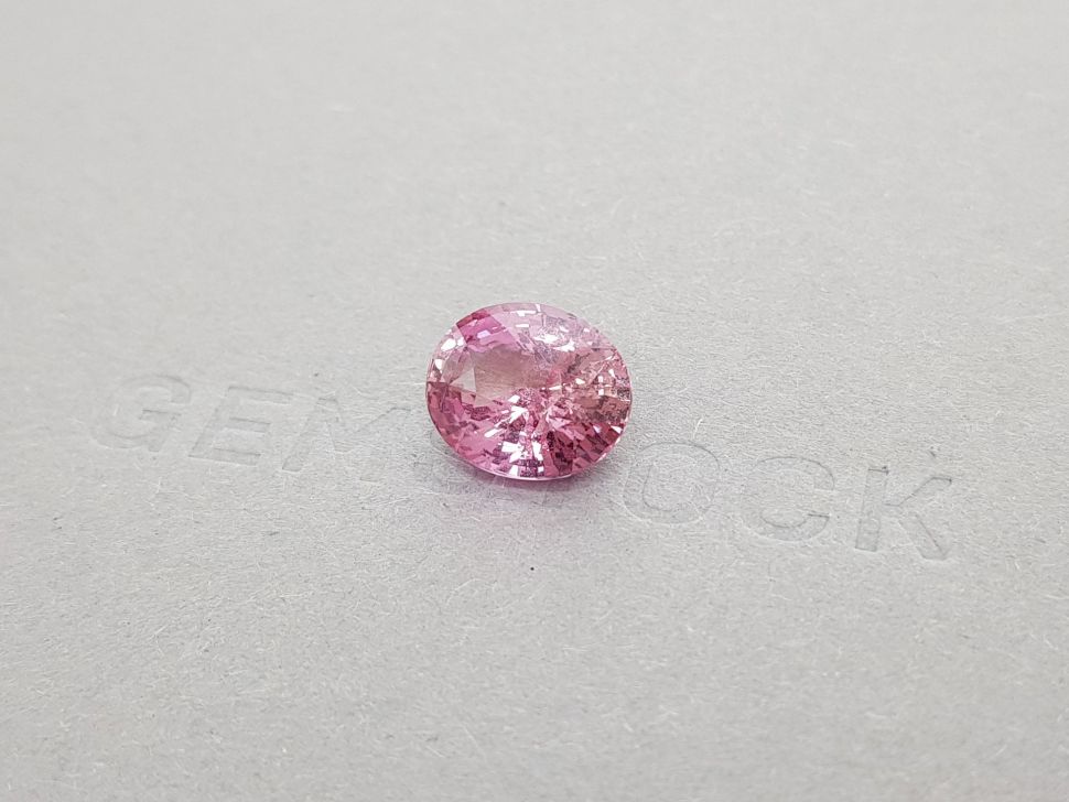 Розовый сапфир падпараджа 7,03 карата, Шри Ланка Изображение №3