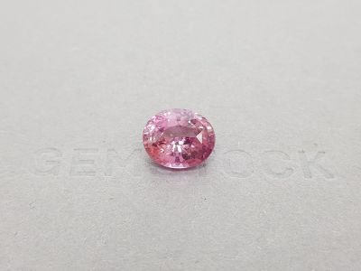 Розовый сапфир падпараджа 7,03 карата, Шри Ланка