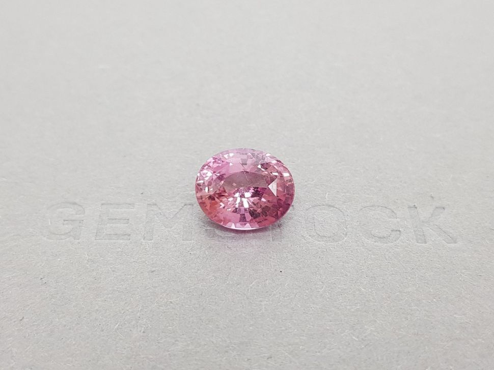 Розовый сапфир падпараджа 7,03 карата, Шри Ланка Изображение №1
