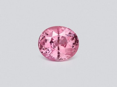 Негретый сапфир Baby Pink в огранке овал 2,06 карата, Мадагаскар photo