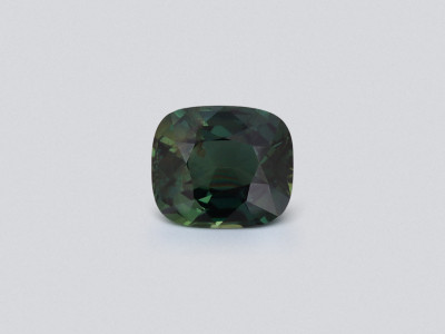 Негретый сапфир Teal в огранке кушон 2,57 карат, Мадагаскар photo