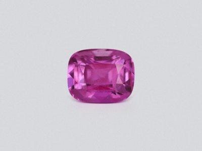 Негретый розовый сапфир Vivid Pink в огранке кушон 2,54 карата, Шри-Ланка photo